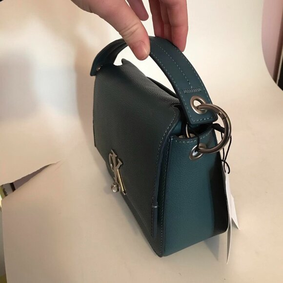 NWT Calvin Klein Jade Archive Hardware Boxy Crossbody Bag Purse - Picture 9 of 11